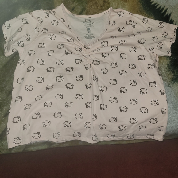 Hello Kitty Pink Short Sleeve Tee - Picture 1 of 5